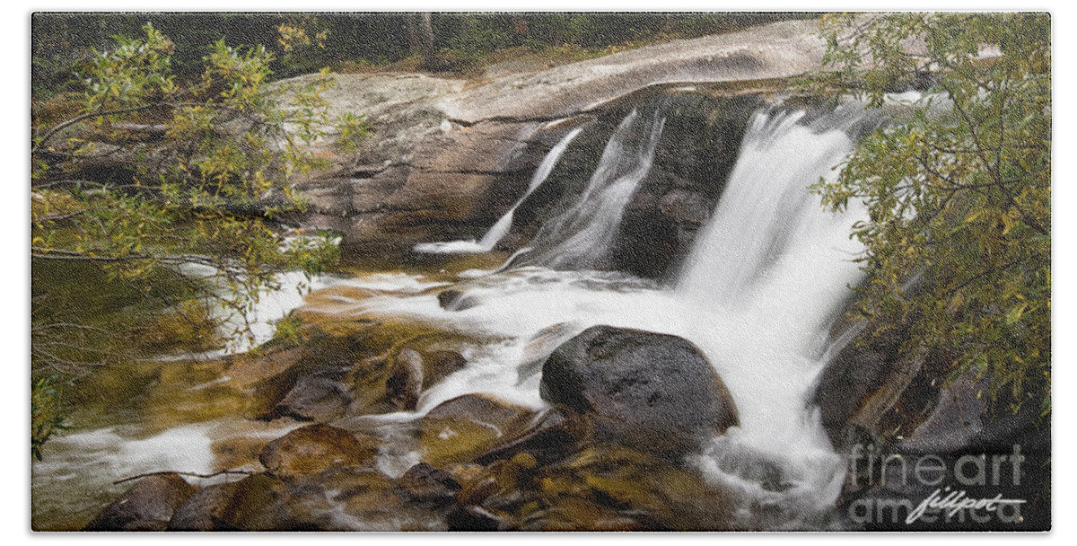 Copeland Falls Beach Towel featuring the photograph Serenity by Bon and Jim Fillpot