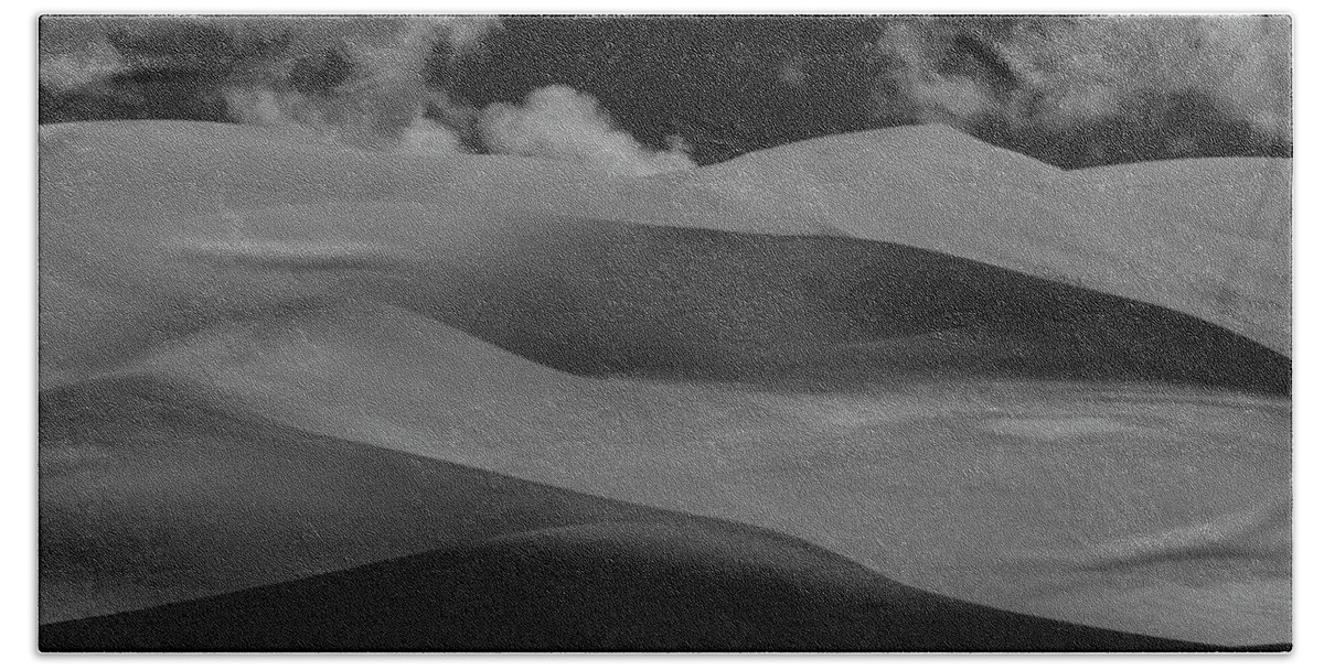 Clouds Beach Sheet featuring the photograph Shades of Sand by Brian Duram