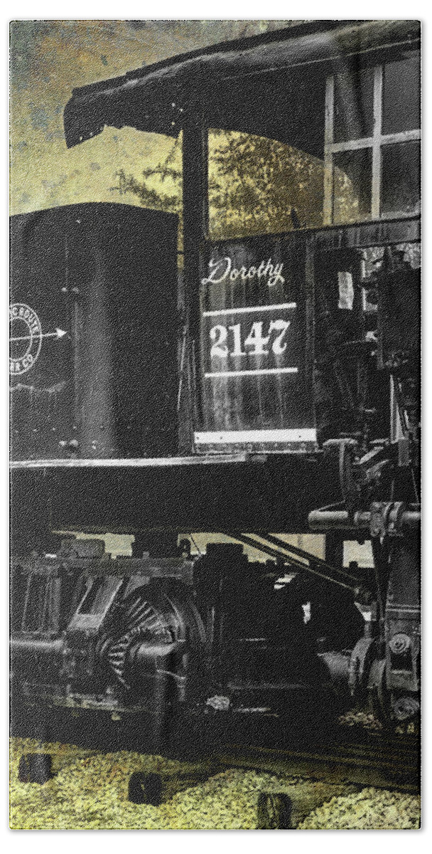 Shay Locomotive Beach Sheet featuring the photograph Shay Locomotive 2 by Mike Eingle