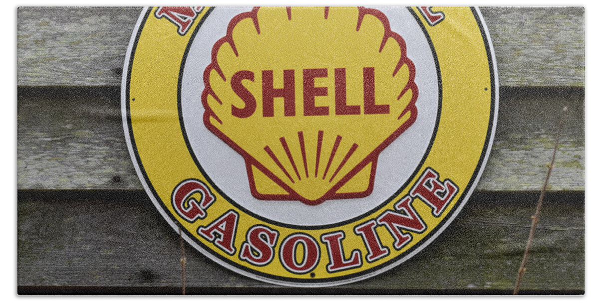 Car Beach Towel featuring the photograph Shell by Skip Willits