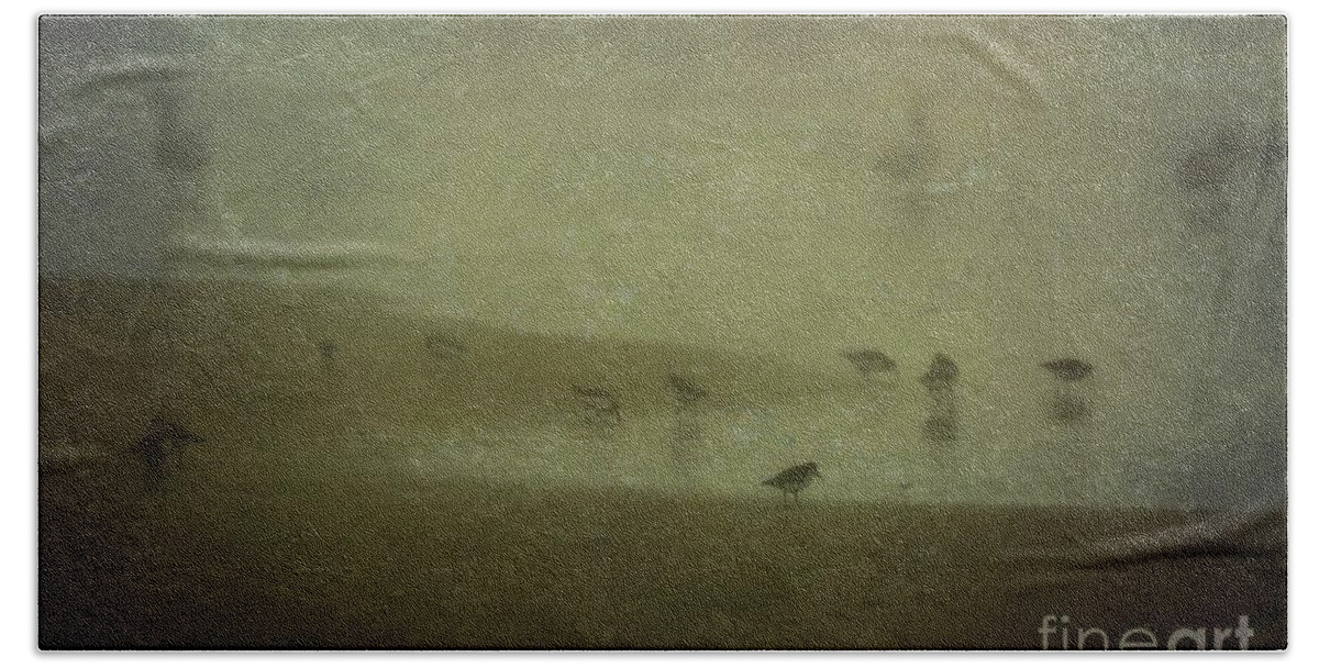 Nature Beach Towel featuring the photograph Shorebirds by Sheila Ping