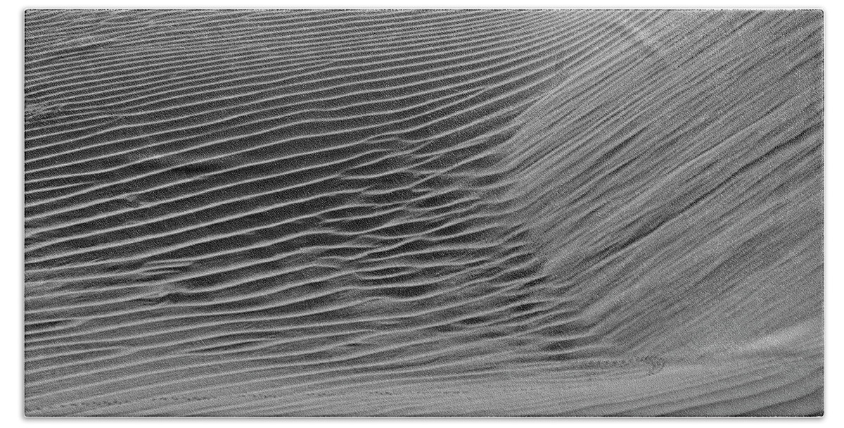 Sand Beach Towel featuring the photograph SKN 1132 Wind's Creation by Sunil Kapadia