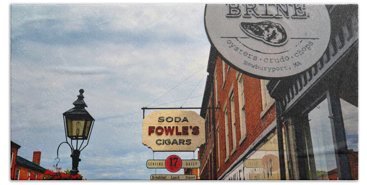 Signs Beach Towel featuring the photograph Soda Cigars and Brine by Matt Swinden