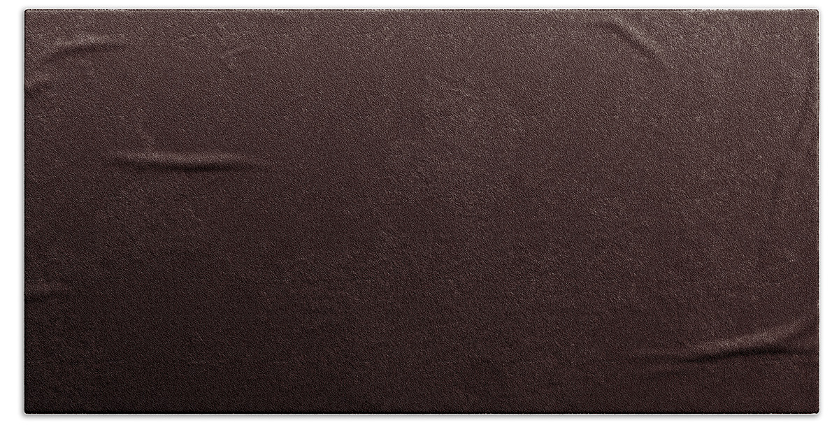 Solid Beach Towel featuring the digital art Solid Plain Dark Brown by Delynn Addams