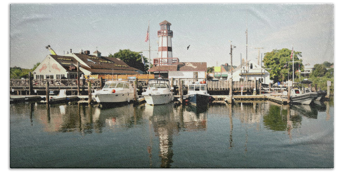 Sono Seaport Beach Towel featuring the photograph SONO Seaport by Diana Angstadt