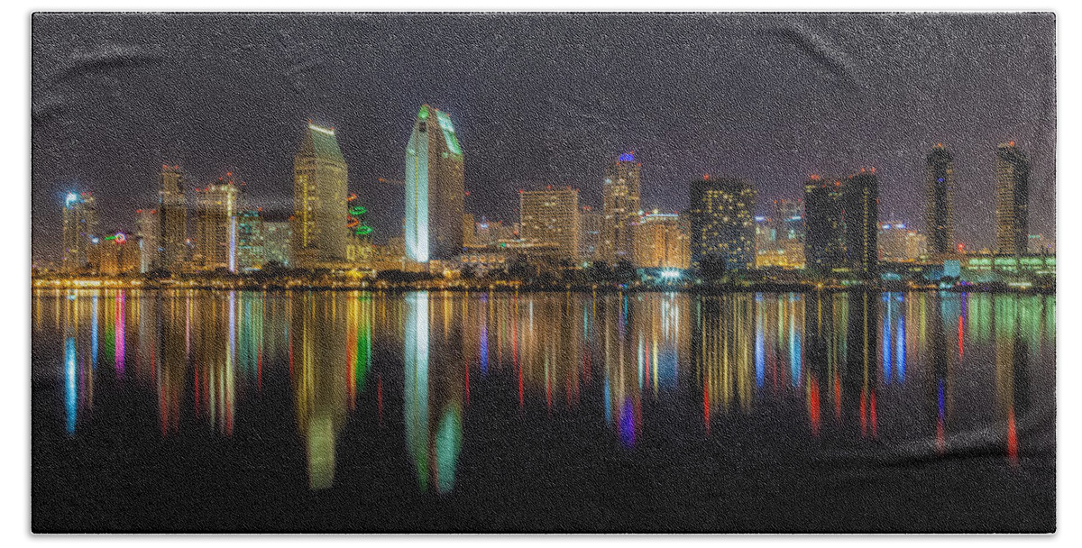 City Beach Towel featuring the photograph Sounds Of The City by Jonathan Nguyen