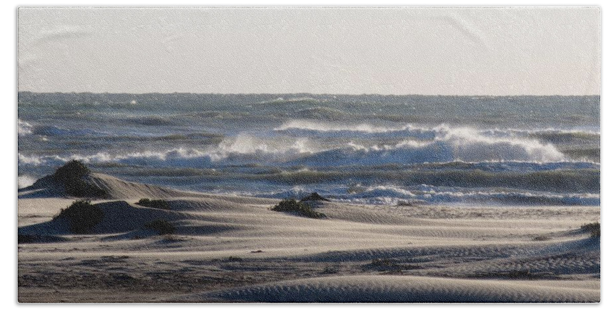 South Padre Island Beach Towel featuring the photograph South Padre Island Surf by Keith Stokes