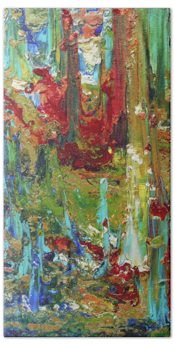 Fusionart Beach Towel featuring the painting Spirit Dance by Ralph White