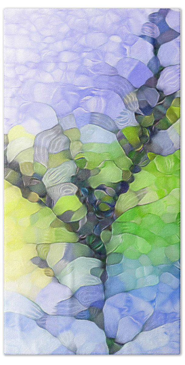 Twig Beach Towel featuring the digital art Sprout by Lynellen Nielsen