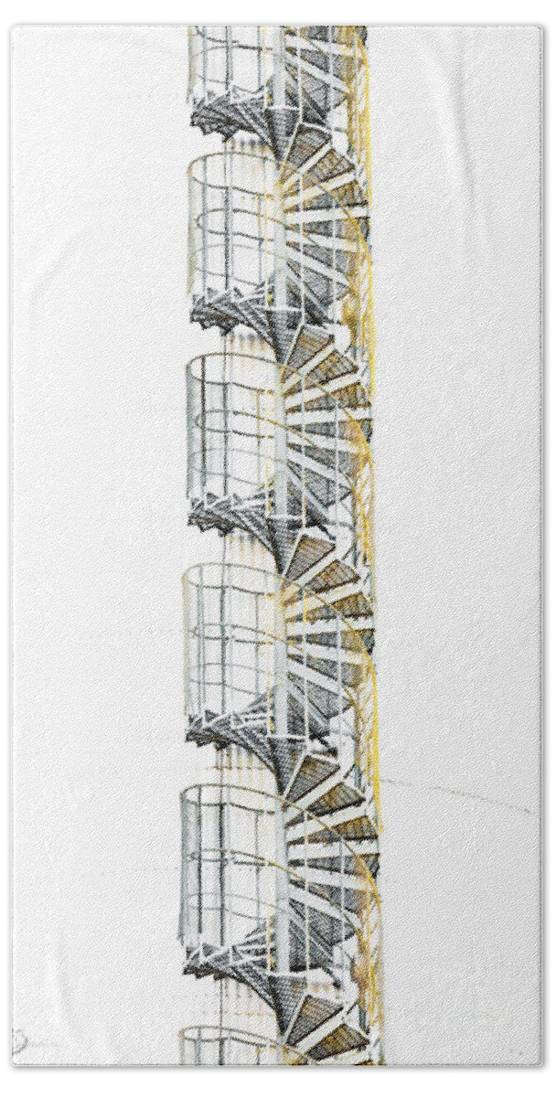 Stairway To Heaven Beach Towel featuring the photograph Stairway to heaven by Torbjorn Swenelius