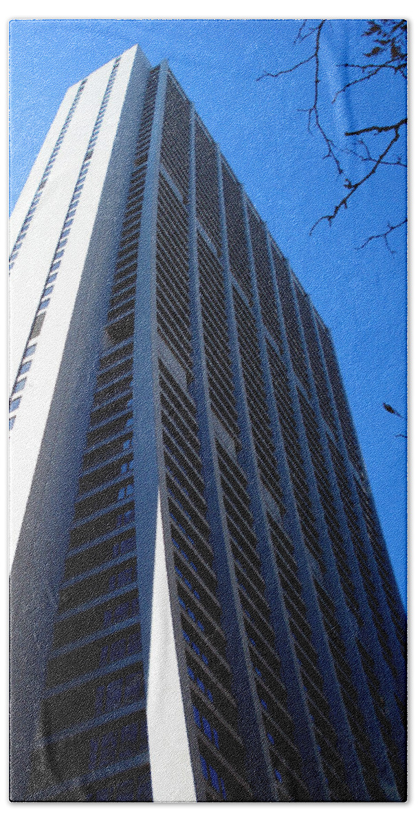 Chicago Beach Towel featuring the photograph Standing Tall Chicago by DB Artist