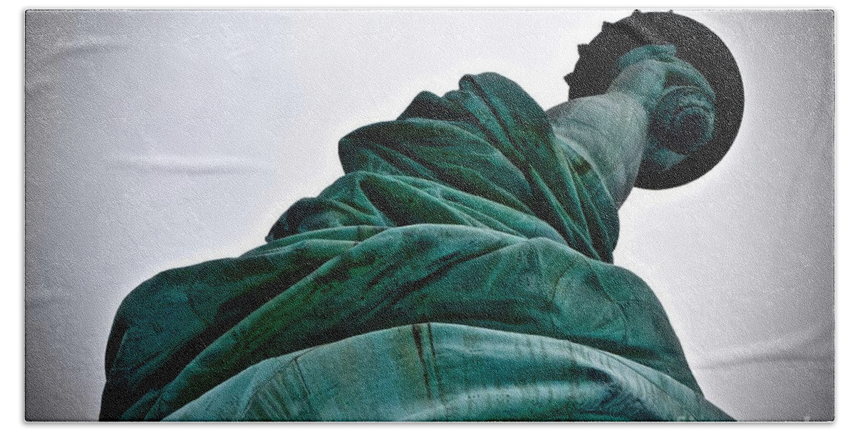 Statue Of Liberty Beach Towel featuring the photograph Statue of Liberty  New York by Debra Banks