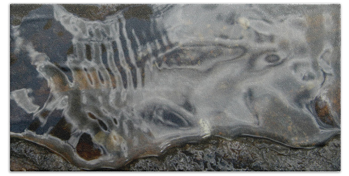 2016 Beach Sheet featuring the photograph Still Stream Skeleton Screams by Carol Lynn Coronios