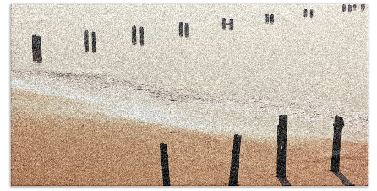 Beach Beach Sheet featuring the photograph Stillness by Nick Barkworth