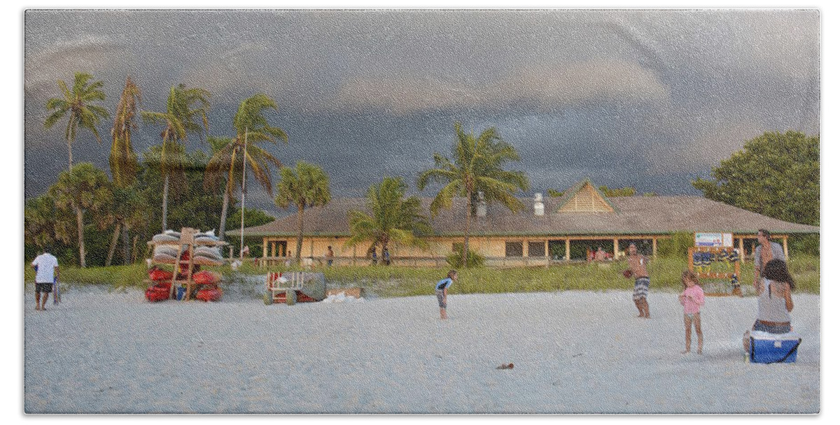 Clouds Beach Towel featuring the photograph Storm Clouds Arriving by Carol Bradley