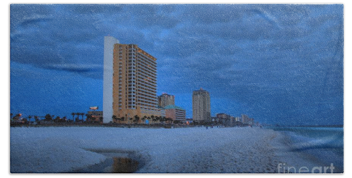 Panama City Beach Towel featuring the photograph Storm Clouds Over Panama City by Adam Jewell