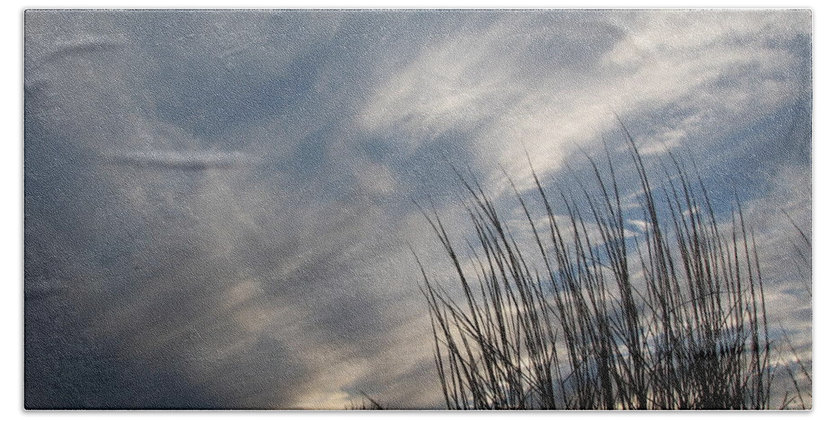 Clouds Beach Towel featuring the photograph Stormy Skies by East Coast Angel
