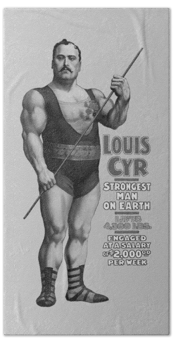 Louis Cyr, Strongest Man on Earth T Shirt by Ouijawedge