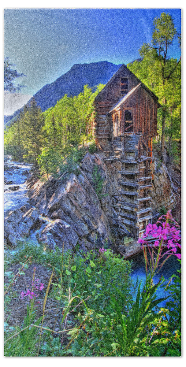 Colorado Beach Towel featuring the photograph Summer Mill by Scott Mahon