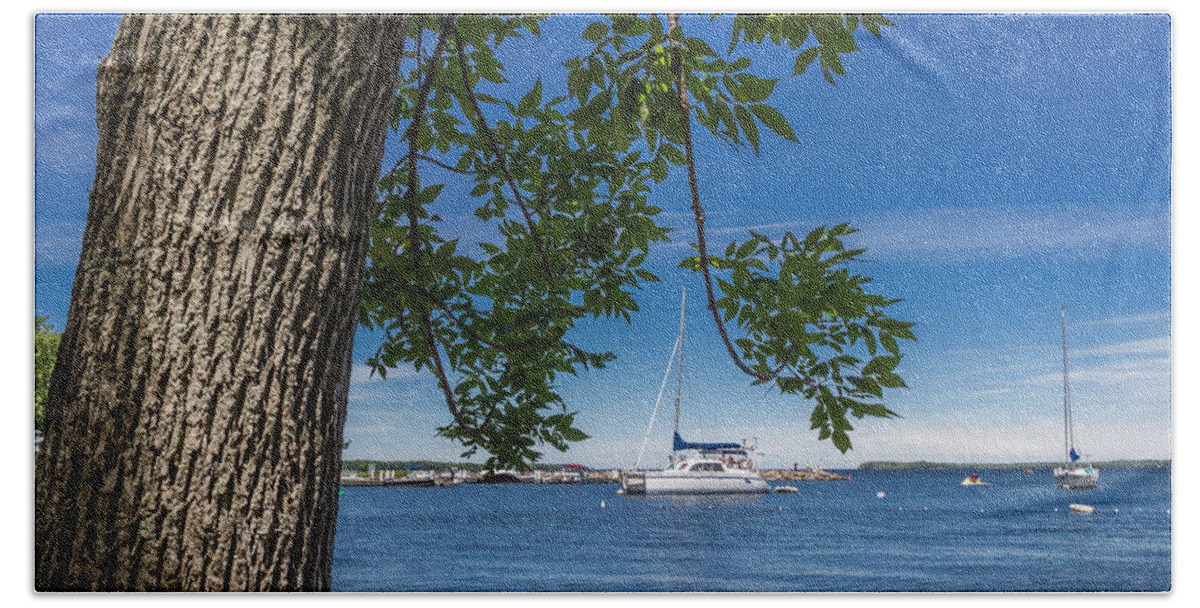 Lake Beach Towel featuring the photograph Summer on Lake Champlain by Tim Kirchoff
