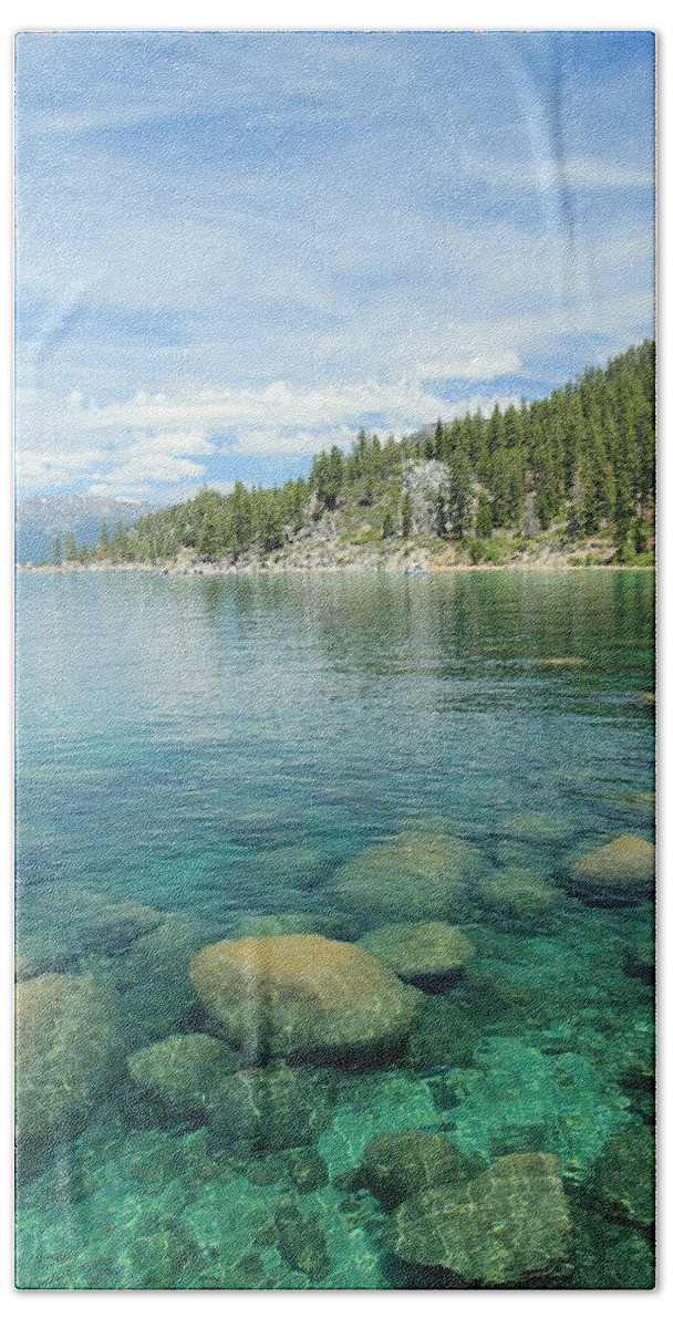 Lake Tahoe Beach Sheet featuring the photograph Summer Shores by Sean Sarsfield