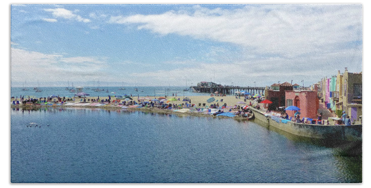 Capitola Beach Sheet featuring the photograph Summers End Capitola Beach by Amelia Racca