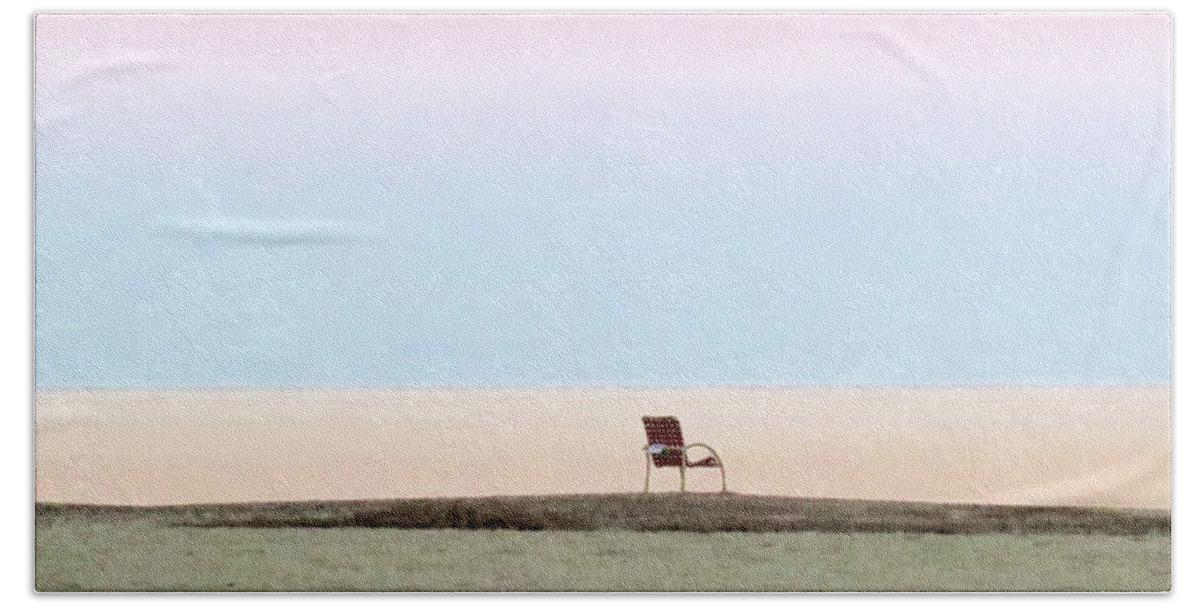Beach Beach Towel featuring the digital art Summers End by Kathleen Illes