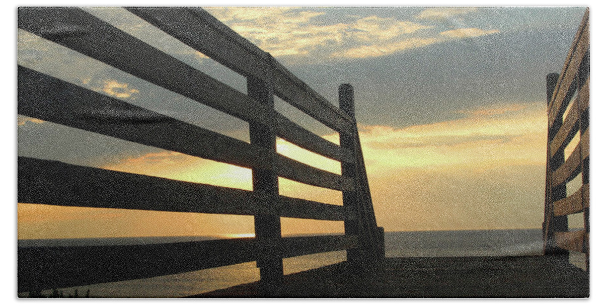 Sunrise Beach Sheet featuring the photograph Sunrise by David Stasiak