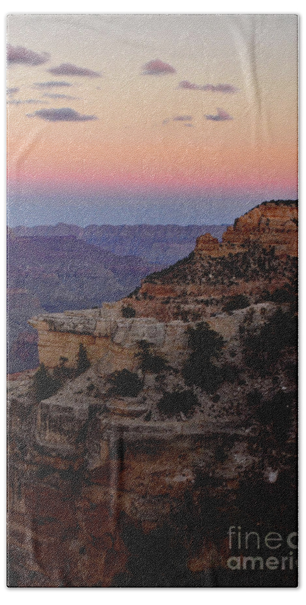 Grand Canyon Beach Sheet featuring the photograph Sunset at the Grand Canyon by Debby Pueschel