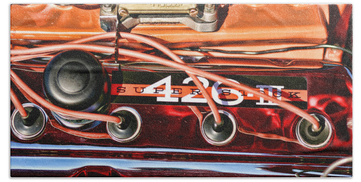 Chrysler Beach Sheet featuring the photograph Super Stock SS 426 III HEMI Motor by Gordon Dean II