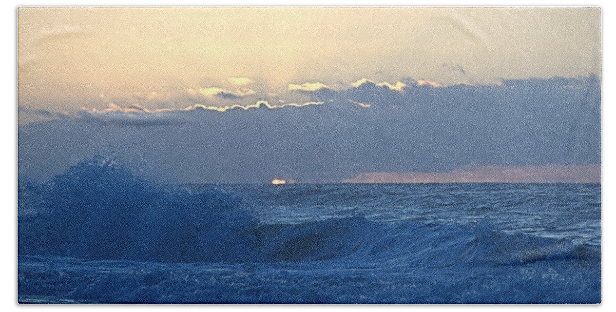 Beach Beach Sheet featuring the photograph Surfs Up by Newwwman