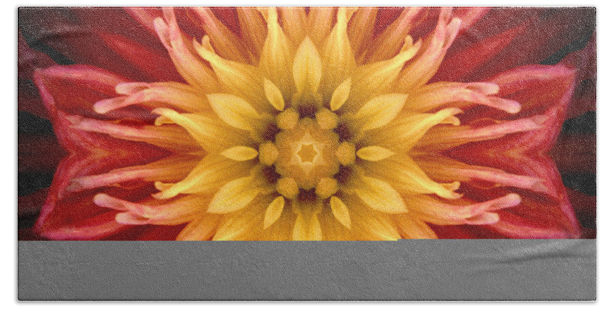 Surreal Beach Sheet featuring the photograph Surreal Flower No.1 by Andrew Giovinazzo