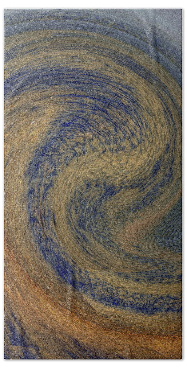 Abstract Photography Beach Sheet featuring the photograph Swirl by Richard Omura