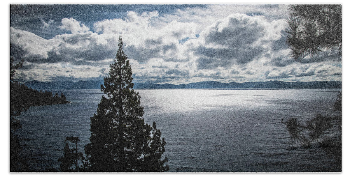 Lake Tahoe Beach Towel featuring the photograph Tahoe Blue by Steph Gabler