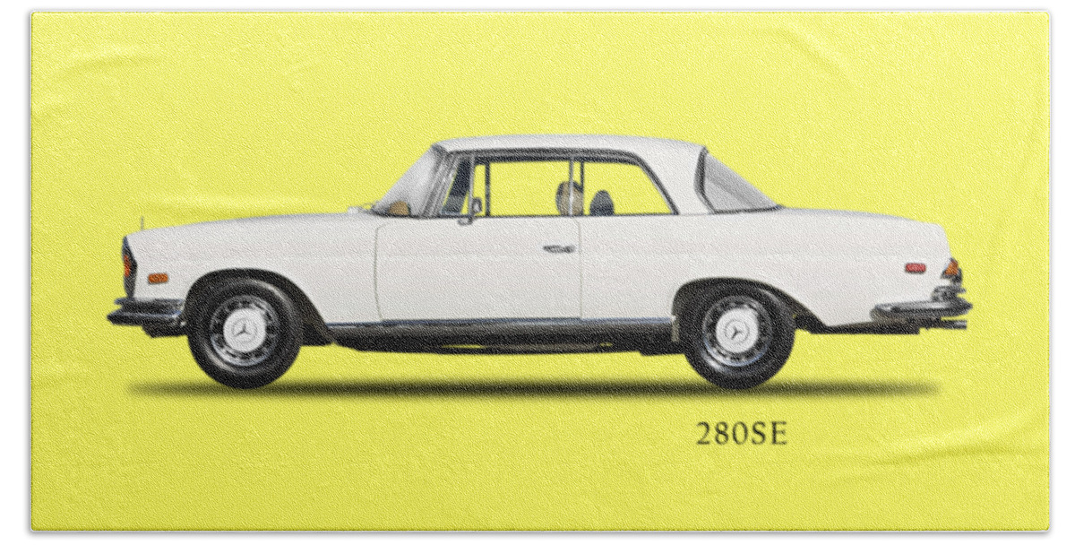 Mercedes Benz 280se Beach Towel featuring the photograph The 280SE by Mark Rogan