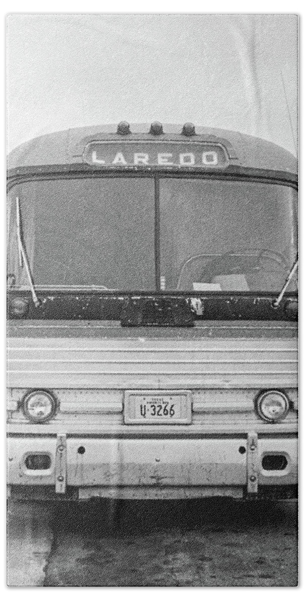 Fine Art Beach Sheet featuring the photograph The Bus to Laredo by Frank DiMarco