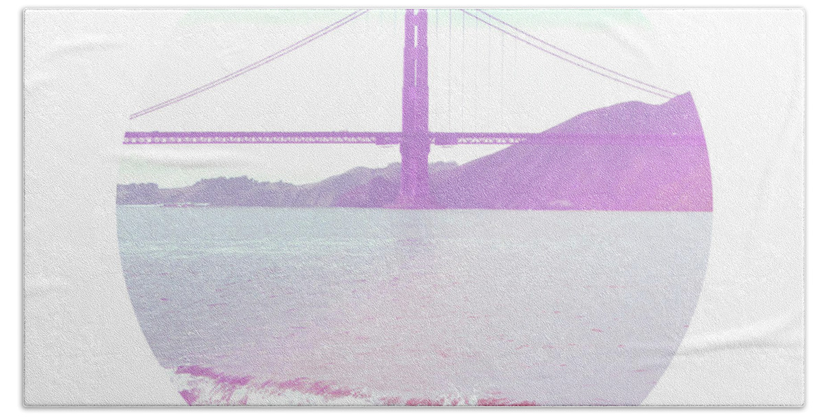 Golden Gate Bridge Beach Towel featuring the photograph The Golden Gate- Art by Linda Woods by Linda Woods