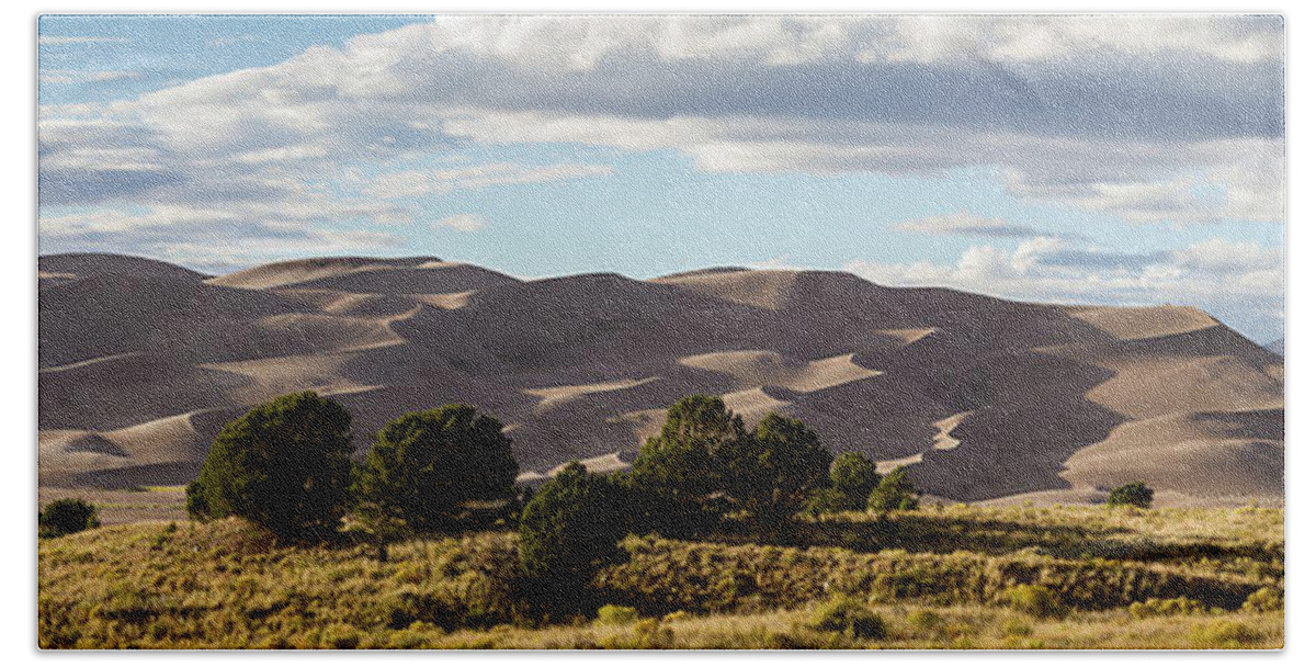 Colorado Beach Towel featuring the photograph The Great Sand Dunes Triptych - Part 2 by Tim Stanley