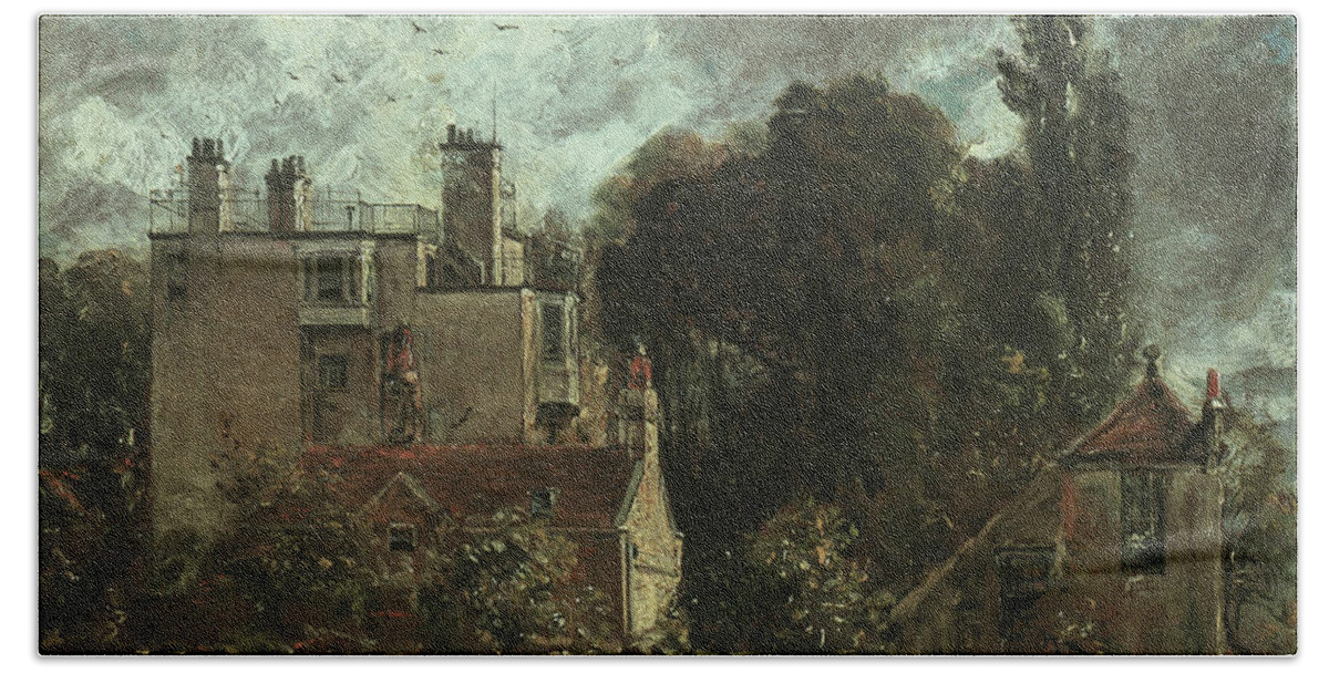 English Romantic Painters Beach Towel featuring the painting The Grove or the Admiral's House in Hampstead by John Constable
