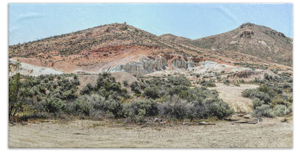 California Beach Towel featuring the photograph The Mining Area by Joe Lach