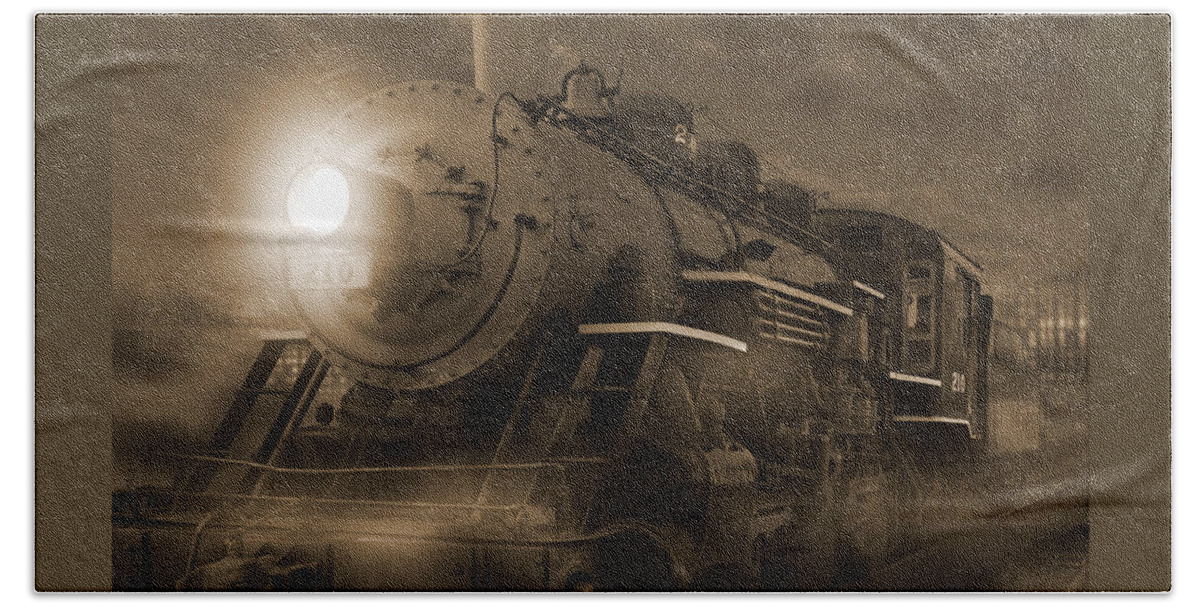 Transportation Beach Towel featuring the photograph The Old 210 by Mike McGlothlen