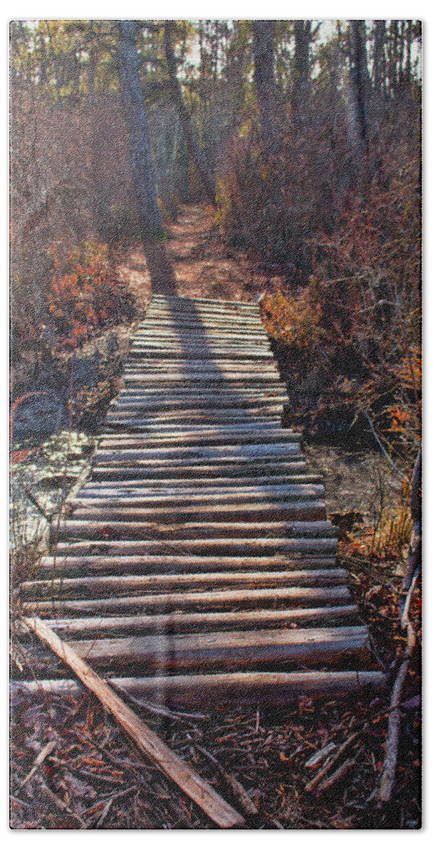 Nj Beach Sheet featuring the photograph The Path Less Traveled by Kristia Adams