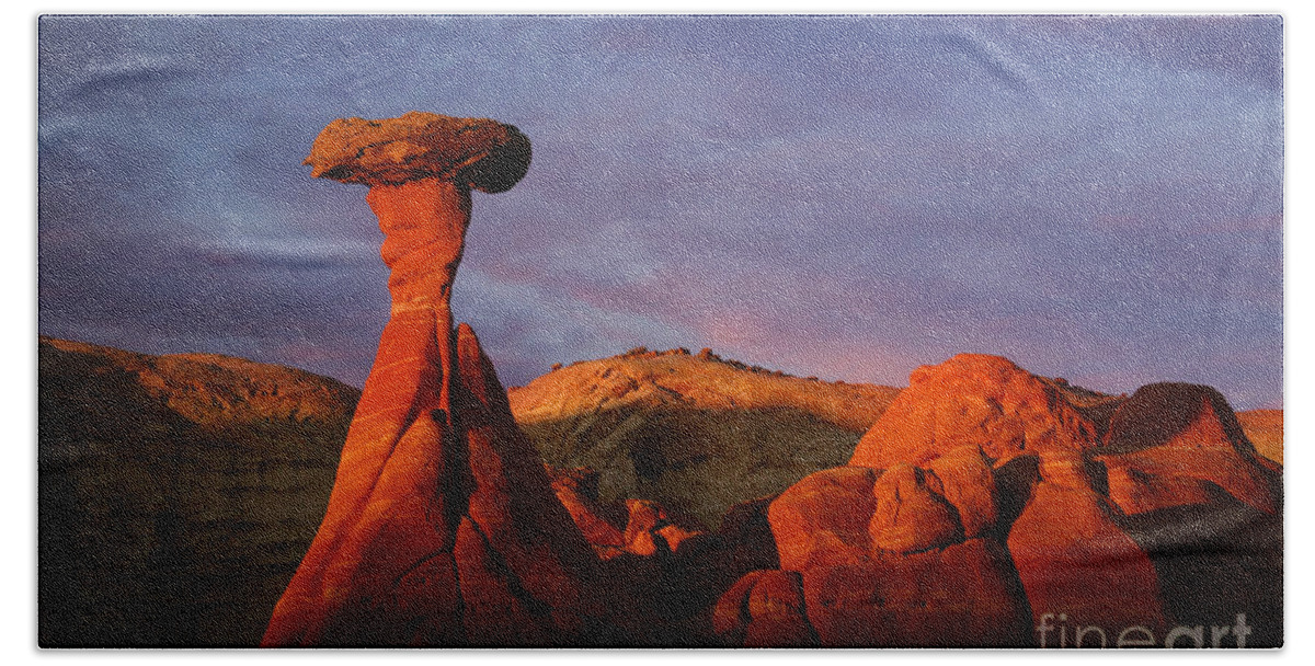 The Rim Rocks Beach Towel featuring the photograph The Rim Rocks by Keith Kapple