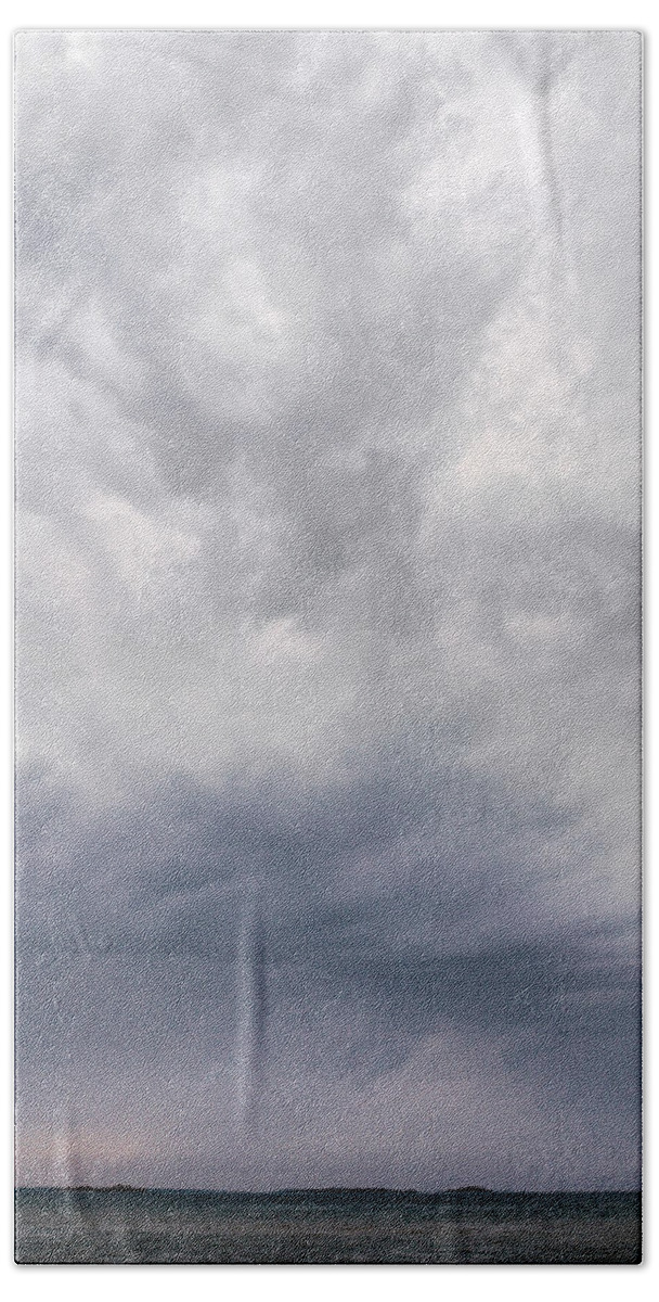 Lehtokukka Beach Towel featuring the photograph The rising storm 2 by Jouko Lehto