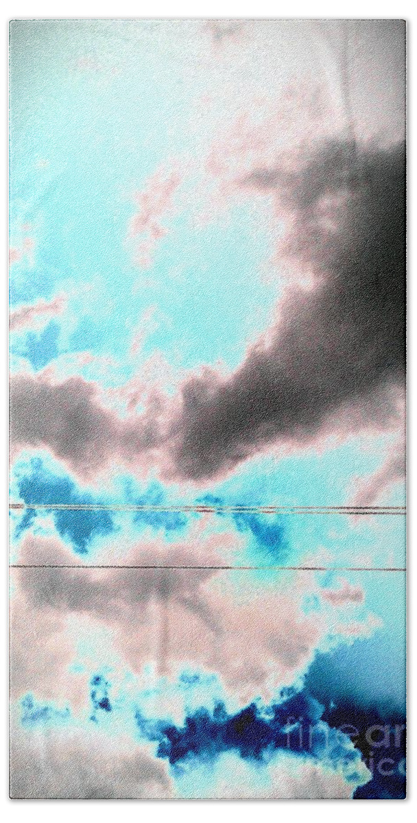 Sky Beach Towel featuring the photograph the sky...She called to me by Jacqueline McReynolds