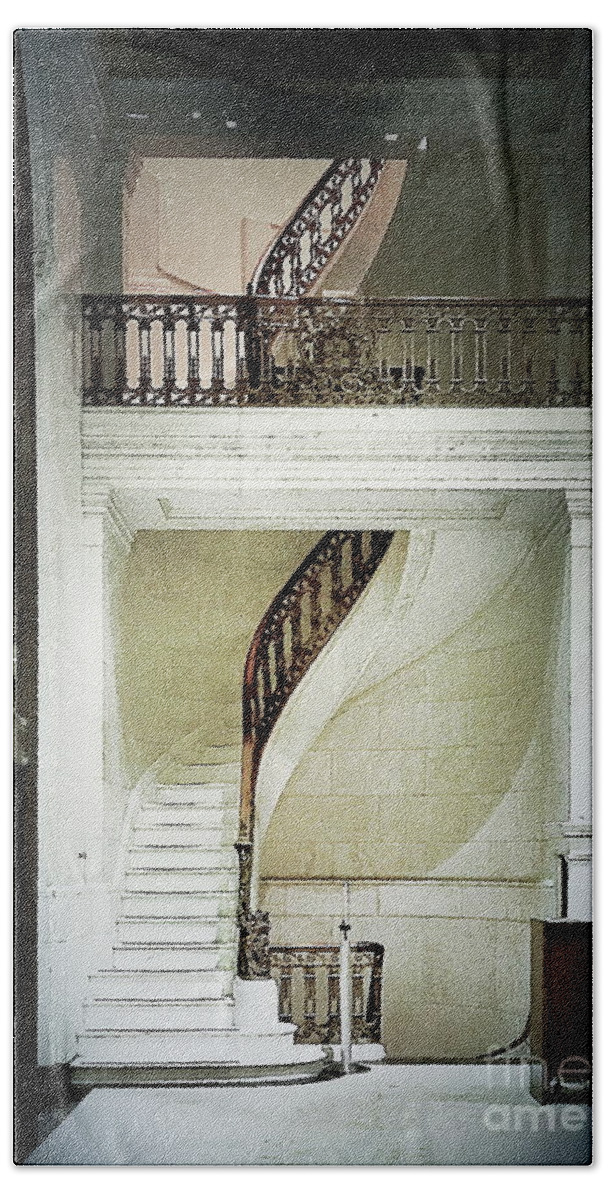 Stairs Beach Towel featuring the photograph The Staircase by Jenny Revitz Soper