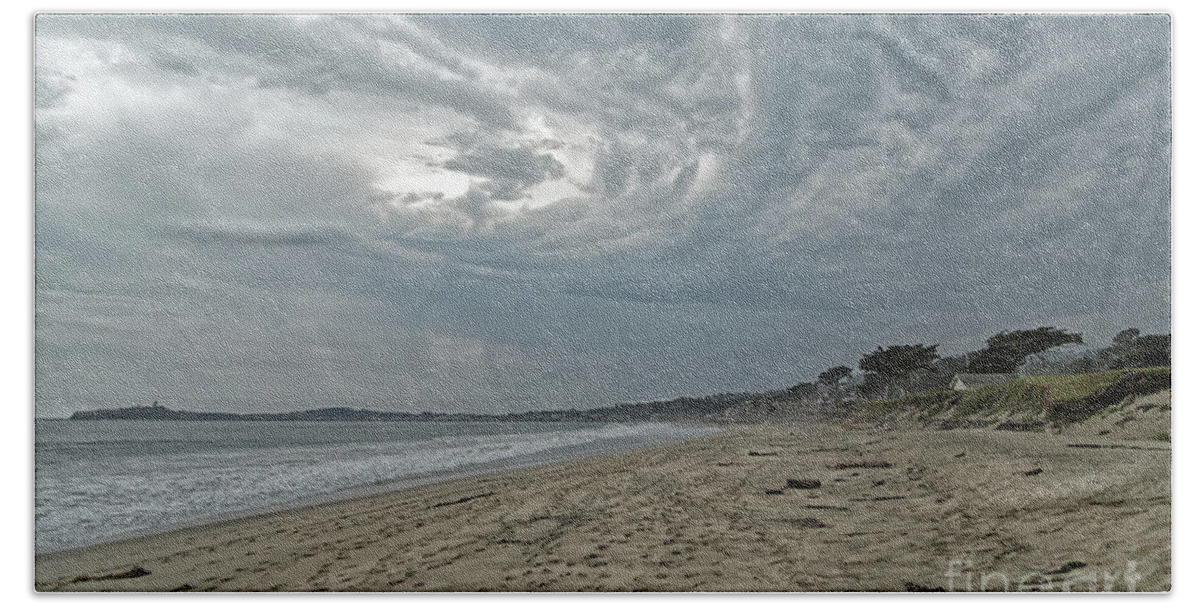 Storm Beach Towel featuring the photograph The Storm Before The Calm by Natural Focal Point Photography