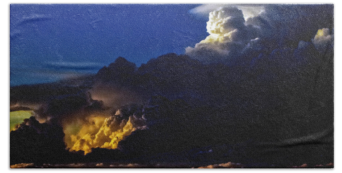 Thunderhead Beach Sheet featuring the photograph Thunderstorm II by Greg Reed