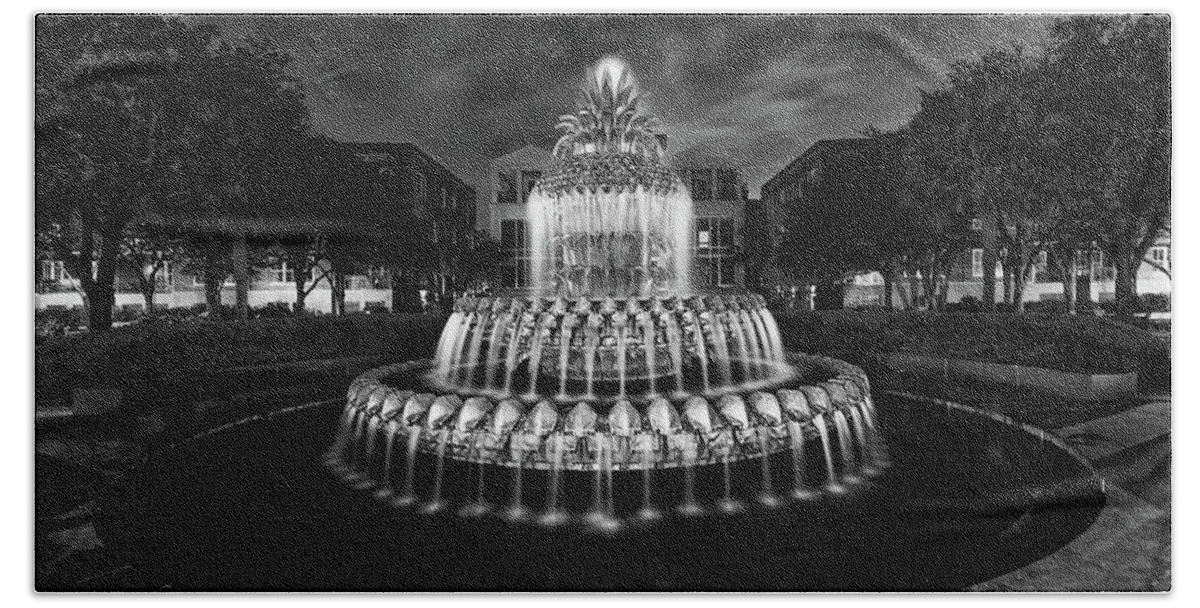 Charleston Fountain Beach Towel featuring the photograph Luminescence 2 by Norma Brandsberg