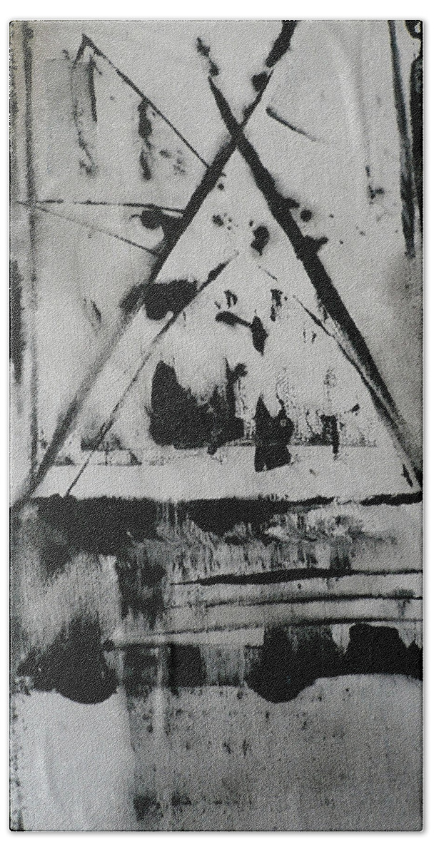 Tipi Beach Sheet featuring the painting Tipi Dream by 'REA' Gallery